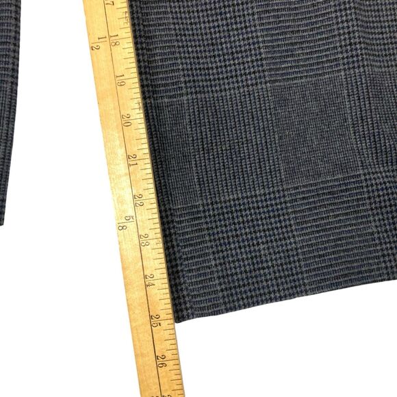 Zara Wide Leg Pants Womens Medium Gray Plaid Trafaluc High Rise Classic Chic - Picture 13 of 15